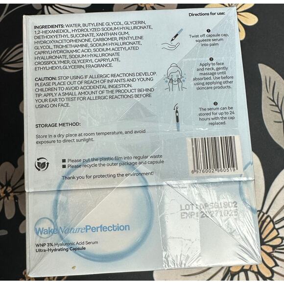 WNP 3% 4D Hyaluronic Acid Serum Ultra Hydrating Serum 30 Vials - Picture 3 of 3